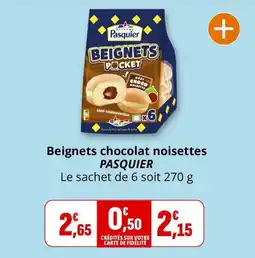 Coccimarket Beignets chocolat noisettes pasquier offre