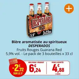 Coccimarket Bière aromatisée au spiritueux desperados offre