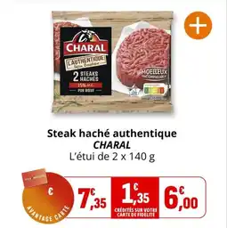Coccimarket Steak haché authentique charal offre