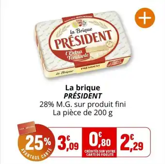 La brique président