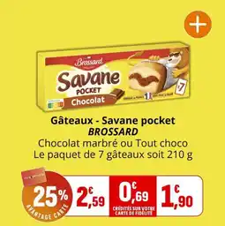Coccimarket Gâteaux savane pocket brossard offre