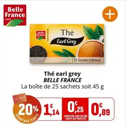 Coccimarket Thé earl grey belle france offre