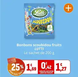 Coccimarket Bonbons scoubidou fruits lutti offre