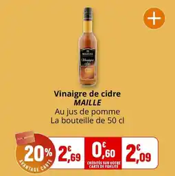 Coccimarket Vinaigre de cidre maille offre