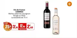Coccimarket Vin de france cambras offre