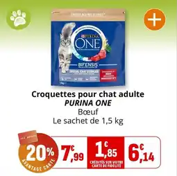 Coccimarket Croquettes pour chat adulte purina one offre