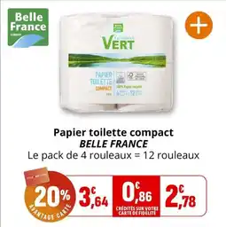 Coccimarket Papier toilette compact belle france offre