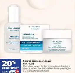 Carrefour maPara parapharmacie Gamme dermo cosmétique granions offre