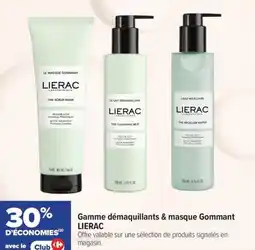 Carrefour maPara parapharmacie Gamme démaquillants & masque gommant lierac offre