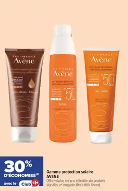 Carrefour maPara parapharmacie Gamme protection solaire avene offre