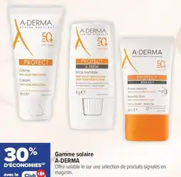 Carrefour maPara parapharmacie Gamme solaire a-derma offre