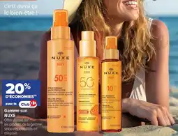 Carrefour maPara parapharmacie Gamme sun nuxe offre