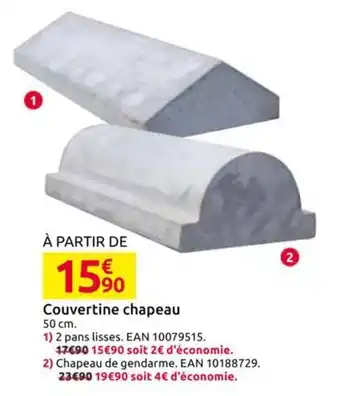 Couvertine chapeau