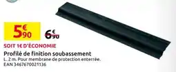 Mr Bricolage Profilé de finition soubassement offre