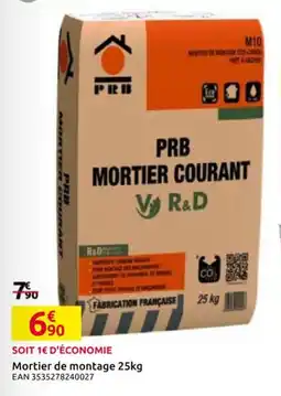 Mr Bricolage Mortier de montage offre