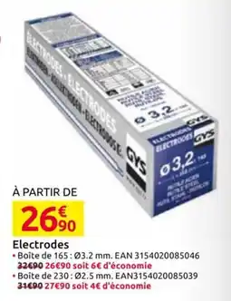 Mr Bricolage Electrodes offre