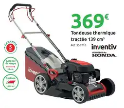 Mr Bricolage Tondeuse thermique tractée offre