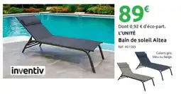 Mr Bricolage Bain de soleil altea offre