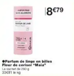 Monop' Parfum de linge en billes fleur de ceriser maia offre