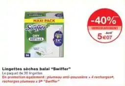 Monop' Lingettes sèches balai swiffer offre