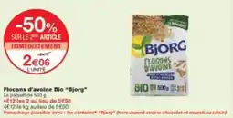 Monop' Flocons d'avoine bio bjorg offre