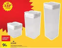 Carrefour Drive Carrefour - set de 3 boîtes de conservation offre