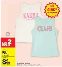 Carrefour Drive Tex - débardeur femme offre
