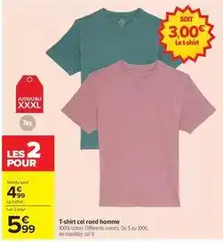 Carrefour Drive Tex - t-shirt col rond homme offre