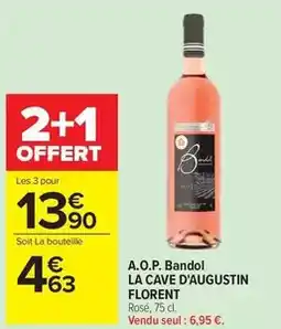Carrefour Drive La cave d'augustin florent - a.o.p. bandol offre