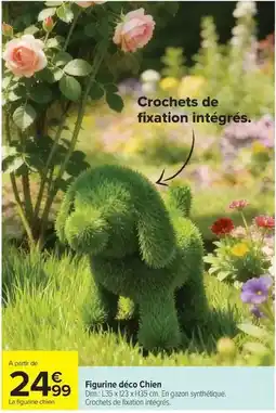 Carrefour Drive Dim - figurine déco chien offre