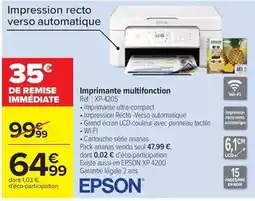 Carrefour Drive Epson - imprimante multifonction réf. : xp2420s offre