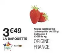 Monop' Fraise gariguette offre