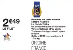Monop' Pommes de terre vapeur salade rissolée offre