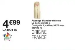 Monop' Asperge blanche-violette offre