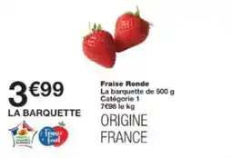 Monop' Fraise ronde offre