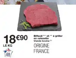 Monop' Bifteck et à griller en caissette offre