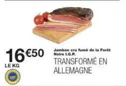Monop' Jambon cru fumé de la forêt noire i.g.p. offre
