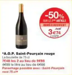 Monop' A.o.p. saint-pourcain rouge offre