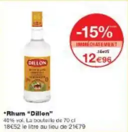 Monop' Rhum dillon offre