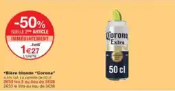 Monop' *bière blonde corona offre