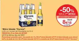 Monop' Bière blonde corona offre