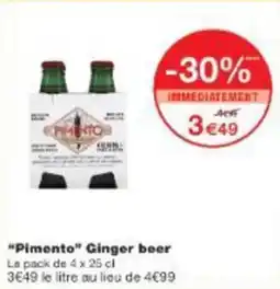 Monop' Pimento ginger beer offre