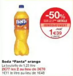 Monop' Soda fanta orange offre
