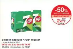 Monop' Boisson gazeuse 7up regular offre