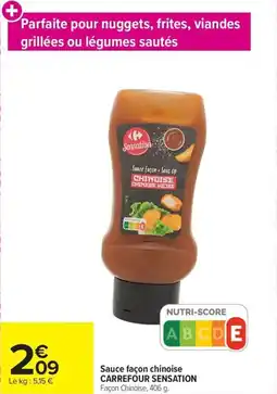 Carrefour Sauce façon chinoise CARREFOUR SENSATION offre