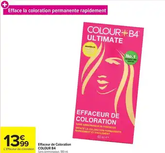 Effaceur de Coloration COLOUR B4