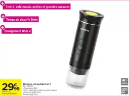 Carrefour Machine à café portable 3 en 1 offre
