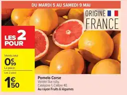 Carrefour Pomelo Corse offre