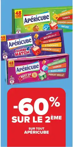 Carrefour SUR TOUT APERICUBE offre