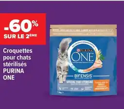 Carrefour Croquettes pour chats stérilisés PURINA ONE offre